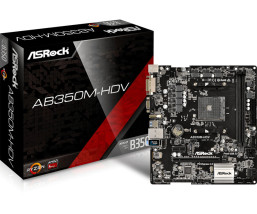 foto de Asrock AB350M-HDV Zócalo AM4 AMD B350 Micro ATX