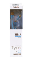 foto de PROSTIMA STU-6328 USB A USB C/Micro-USB B Macho Macho Azul cable USB