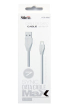 foto de PROSTIMA SCD-6981 1m USB A Lightning Blanco cable de teléfono móvil