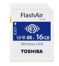 foto de Toshiba FlashAir W-04 memoria flash 16 GB SDHC Clase 3 UHS-I