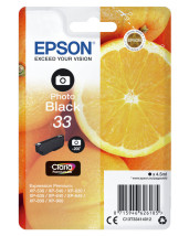 foto de Epson Oranges Singlepack Photo Black 33 Claria Premium Ink