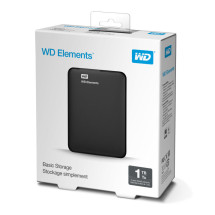 foto de DISCO DURO EXT WD 2,5 1TB ELEMENTS 3.0 NEGRO