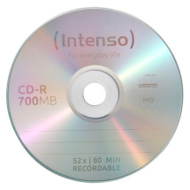 foto de CD-RW INTENSO 700MB/80 Min SLIM CASE 10