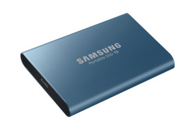 foto de SSD EXTERNO SAMSUNG T5 250GB AZUL