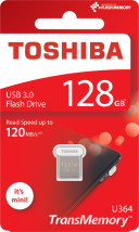 foto de USB 3.0 TOSHIBA 128GB U364 ULTRAFIT BLANCO