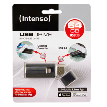 foto de USB 3.0 INTENSO 64GB IMOBILE LINE NEGRO