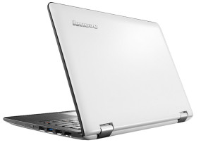 foto de Lenovo Yoga 300 1.6GHz N3060 Intel® Celeron® 11.6 1366 x 768Pixeles Pantalla táctil Blanco Híbrido (2-en-1)