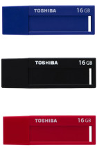 foto de Toshiba TransMemory U302 16GB USB 3.0 (3.1 Gen 1) Conector USB Tipo A Negro, Azul, Rojo unidad flash USB