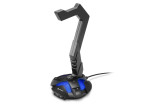 SOPORTE AURICULARES SHARKOON X-REST 7.1 NEGRO