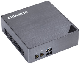 foto de Gigabyte GB-BSI5-6200 PC/estación de trabajo barebone UCFF Gris LGA 1356 (Zócalo B2) i5-6200U 2,3 GHz