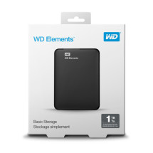 foto de DISCO DURO EXT WD 2,5 1TB ELEMENTS 3.0 NEGRO