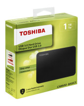 foto de DISCO DURO EXT 2,5 TOSHIBA BASIC 1TB NEGRO