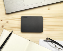 foto de Toshiba Canvio Basics disco duro externo 1000 GB Negro