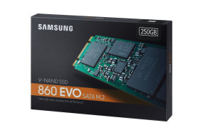 foto de SSD SAMSUNG 860 EVO 250GB M.2