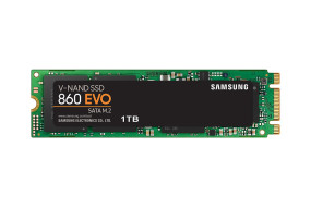 foto de SSD SAMSUNG 860 EVO 1TB M.2 SATA INTERNO G5 AÑOS