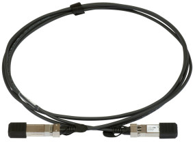 foto de Mikrotik S+DA0001 cable de fibra optica 1 m SFP+ Negro