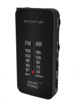 foto de Brigmton BT-224 radio Portátil Analógica Negro