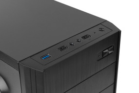 foto de CAJA NOX LITE010 ATX 1XUSB3.0 2XUSB2.0 500W NEGRO