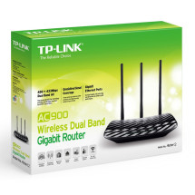 foto de TP-LINK Archer C2 V3 router inalámbrico Doble banda (2,4 GHz / 5 GHz) Gigabit Ethernet Negro