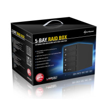 foto de Sharkoon 5-BAY RAID Box Disco duro portátil 3.5 Negro