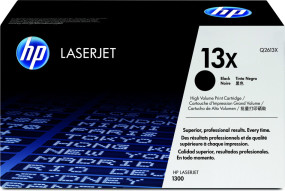 foto de HP Cartucho de tóner original LaserJet 13X de alta capacidad negro