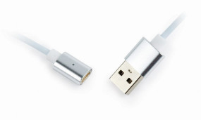 foto de Gembird CC-USB2-AMLM31-1M cable USB Micro-USB A USB A Blanco