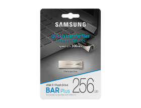 foto de USB 3.0 SAMSUNG 256GB BAR PLUS PLATA