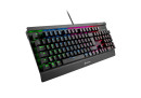 foto de TECLADO GAMING SHARKOON SGK3 MECANICO RGB USB BROWN SWITCH