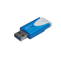 foto de PNY Attaché 4 3.0 64GB unidad flash USB USB tipo A 3.0 (3.1 Gen 1) Azul, Blanco