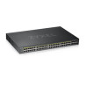foto de SWITCH ZYXEL 52 PUERTOS SMART MANAGED SERIE GS POE 48 GB COBRE 4X GB DUAL