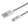 foto de CABLE MAILLON PREMIUM LIGHTNING METAL PLATEADO 1M