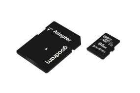 foto de MICRO SD GOODRAM 64GB C10 UHS-I CON ADAPTADOR