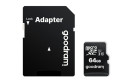 foto de MICRO SD GOODRAM 64GB C10 UHS-I CON ADAPTADOR