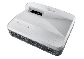 foto de Optoma X320USTi videoproyector 4000 lúmenes ANSI DLP XGA (1024x768) 3D Proyector para escritorio Gris, Blanco