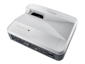foto de Optoma W320USTi videoproyector 4000 lúmenes ANSI DLP WXGA (1280x800) 3D Proyector para escritorio Gris