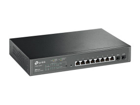 foto de TP-LINK T1500G-10MPS Gestionado L2 Gigabit Ethernet (10/100/1000) Energía sobre Ethernet (PoE) 1U Negro