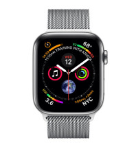 foto de Apple Watch Series 4 reloj inteligente Acero inoxidable OLED Móvil GPS (satélite)