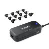 foto de CARGADOR AUTOMATICO UNIVERSAL TOOQ TQLC-90BS02AT 90W 2XUSB 12 CONECTORES