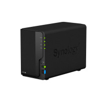foto de Synology DiskStation DS218+ servidor de almacenamiento J3355 Ethernet Compacto Negro NAS