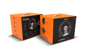 foto de VOLANTE Y PEDALES KROM K-WHEEL MULTIPLATAFORMA NEGRO