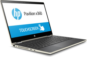 foto de HP Pavilion x360 14-cd0017ns Oro, Plata Híbrido (2-en-1) 35,6 cm (14) 1920 x 1080 Pixeles Pantalla táctil 1,80 GHz 8ª generación de procesadores Intel® Core™ i7 i7-8550U