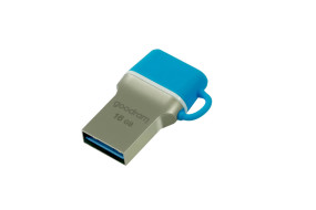 foto de Goodram ODD3 unidad flash USB 16 GB USB Type-A / USB Type-C 3.2 Gen 1 (3.1 Gen 1) Azul, Plata