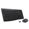 foto de COMBO TECLADO RATON MK270 USA INALAMBRICO NEGRO