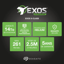 foto de DISCO SEAGATE EXOS X10 10TB SATA 256MB SAS HELIUM