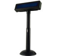 foto de VISOR POSIFLEX VFD FLUORESCENTE 2X20 USB NEGRO