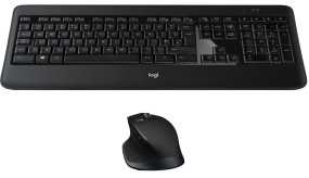 foto de Logitech MX900 Performance Keyboard and Mouse Combo teclado USB QWERTY Inglés Negro