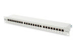 foto de PATCH PANEL DIGITUS CAT6 CLASE E SIN APANTALLAR  24 PUERTOS RJ45 1U RACK NEGRO