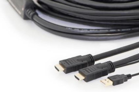 foto de CABLE DIGITUS VIDEO HDMI alta velocidad tipo A m/amp 10m w/Ethernet UltraHD 4K