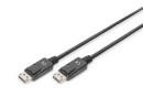 foto de CABLE DIGITUS VIDEO DISPLAYPORT DP M/M 5M W/INTERLOCK FULLHD 1080P SW