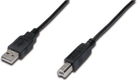 foto de CABLE DIGITUS USB, TIPO A - B M/M 1.8M USB 2.0 SUITABLE SW